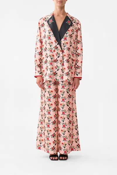 Camilla Double Breasted Soft Jacket Pink Porto