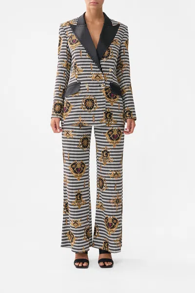 Camilla Double Breasted Suit Jacket Monarchy Mania In Black