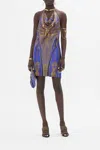 Camilla Draped Short Dress In Neckpiece My Fair Pharaoh