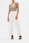 Camilla Draped Top With Hardware Valley Of The Queens