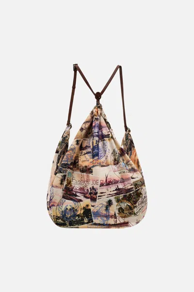 Camilla Drawstring Back Pack Millas Got Mail In Multi