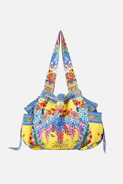 Camilla Drawstring Bow Beach Bag Sultanahmet Summer In Red