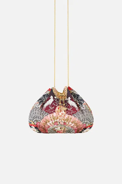 Camilla Drawstring Pouch Bag Daughters Of Duende In Black