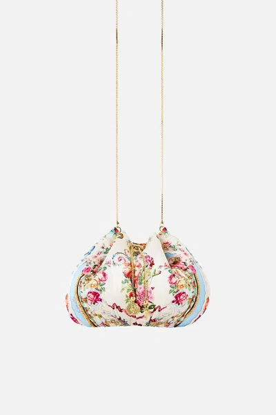 Camilla Drawstring Pouch Bag With Chain Strap Torero Libertine In Multi
