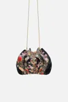 Camilla Drawstring Pouch With Chain Strap Adorned In Alexandria