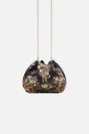 Camilla Drawstring Pouch With Chain Strap Dynasty Daze