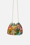 Camilla Drawstring Pouch With Chain Strap Sister Sunset