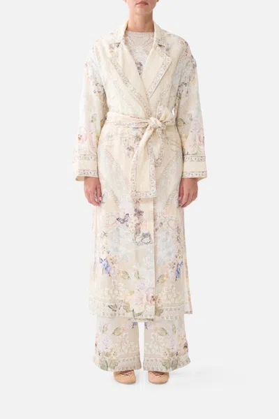 Camilla Duster Coat Laced With Love In Multi