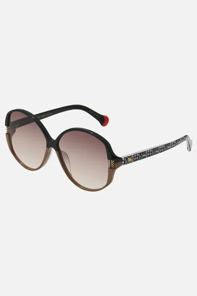 Camilla Afternoons In Amalfi Sunglasses Black/putty In Brown