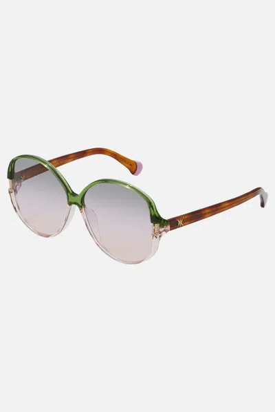 Camilla Afternoons In Amalfi Sunglasses Fern / Rose In Multi