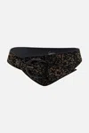Camilla Asymmetric Belt Solid Black In Black