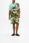Camilla Baggy Mid Length Walk Short From Sorrento With Love In Blue
