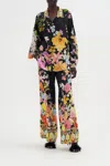 Camilla Balloon Sleeve Shirt Blouse Divine Divinity In Black