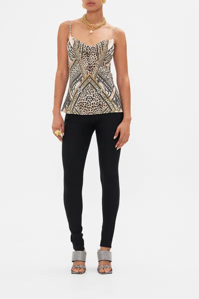 Camilla Bias Cami Mosaic Muse In Brown/grey
