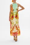 Camilla The Flower Child Society Kaftan Coverup In Orange