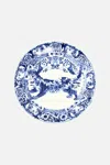 Camilla Ceramic Dinner Plate 28cm Glaze And Graze In Blue/white
