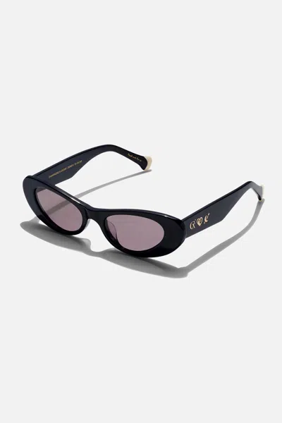 Camilla Champagne & Caviar Sunglasses Solid Black