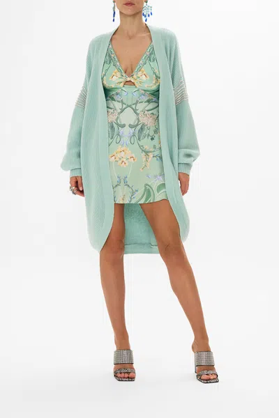 Camilla Cocoon Knit Layer Dreaming In Dutch In Green