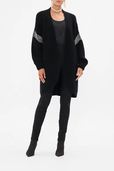 Camilla Cocoon Knit Layer Magic In The Manuscripts In Black