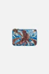 Camilla Coin And Phone Purse Sky Cheetah In Blue