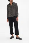 Camilla Collared Long Sleeve Shirt A Night At The Opera In Black