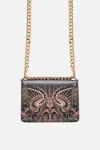 Camilla Crossbody Box Bag With Chain Nouveau Noir In Black