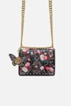 Camilla Crossbody With Fur Strap Magic In The Manuscripts In Black