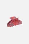Camilla Crystalled Hair Clasp The Summer Palace In Red