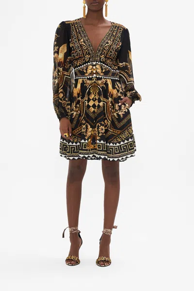 CAMILLA CURVED WAISTBAND SHORT DRESS DUOMO DYNASTY