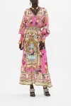 Camilla Dress With Shirred Waist And Cuff Call Of The Canal