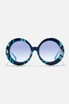 Camilla Editor In Chief Sunglasses Vividly Venice In Blue/navy