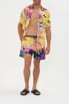 Camilla Multicolored How Does Your Garden Grow Beach Shorts