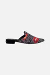 Camilla Embroidered Slipper Chaos Magic In Black