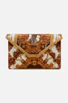 Camilla Envelope Clutch Feeling Fresco In Black/brown