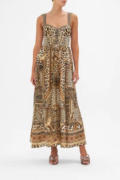 Camilla Eyelet Bustier Dress Standing Ovation In Multi
