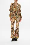 Camilla Eyelet Front Pant Stitched In Time In Black