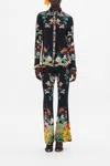 Camilla Fitted Jersey Shirt We Wore Folklore In Black