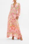 Camilla Tea With Tuschinski Flared-sleeve Dress