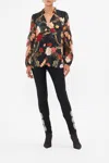Camilla Frill Collared Blouse Magic In The Manuscripts In Black