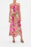 Camilla Gather Neck Halter Maxi Dress A Girl Named Florence