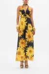 Camilla Halterneck Jumpsuit With Tie Neck Make Me Your Masterpiece