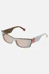 Camilla Harbour Views Sunglasses Solid White