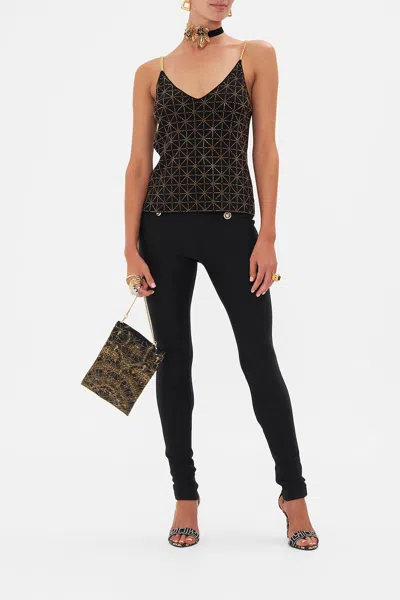 Camilla Hardware Strap Knit Cami Soul Of A Star Gazer In Multi
