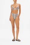Camilla High Waist Cheeky Pant Looking Glass Houses In Beige/grey