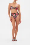 Camilla High Waist Panelled Pant Reservation For Love In Black/red