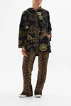 Camilla Hoodie Jacket With Pockets So Says The Oracle In Black