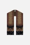 Camilla Jacquard Scarf With Fringing Jungle Dreaming