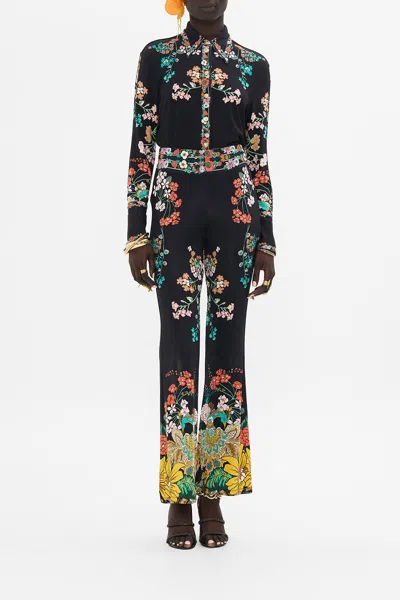 Camilla Jersey Flare Pant We Wore Folklore In Black