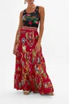 Camilla Jersey Scoop Neck Tank Top Just One Bite Snow White In Red