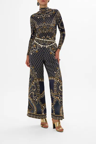 Camilla Jersey Turtleneck Dance With The Duke In Navy